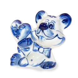 Гжельский Фарфоровый завод / Sculpture Mouse in love