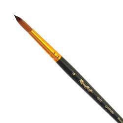 Art brush ROUBLOFF (Rublev), synthetics, under the columns, round, No. 6, short handle