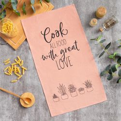 Этель / Cook with love towel 33 * 61 (± 1cm), 100% cotton