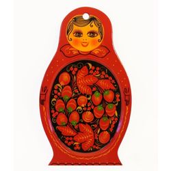 Хохлома Оптом / Sugar bowl "Matryoshka"