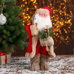 Зимнее волшебство / Doll "Santa Claus, in a red coat with gifts"