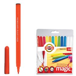 Pens KOH-I-NOOR "Magic" 12 PCs., 10 colors + 2 repaint, washable, plastic packaging, suspension