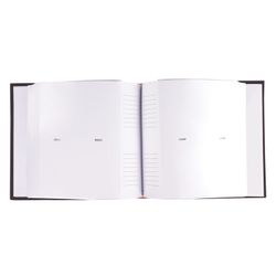 BRAUBERG photo album for 300 photos 10x15 cm, under the skin, page, paper, box, brown + gold