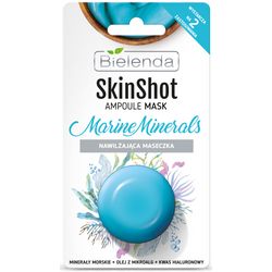 Moisturizing mask, sea minerals, BIELENDA SKIN SHOT, 8 g