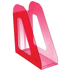 Tray vertical paper of STAMM Favorit (235х240 mm), width 90 mm, tinted dark red