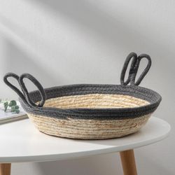 Доляна / Doliana / Storage basket "Roni", 30 × 30 × 15.5 cm, gray