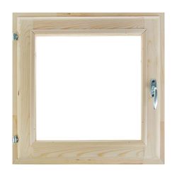 Добропаровъ / Ventana, doble vidrio 50 × 50 cm, agujas de pino