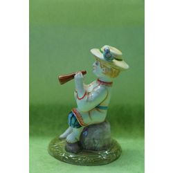 Ярославская майолика / Statuettes "Shepherd boy"