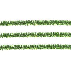 The chenille wire for creativity "Brilliant", green, 30 PC, 0,6х30 cm, TREASURE ISLAND