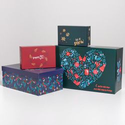 Дарите Счастье / A set of gift boxes 12in1 "Botany"