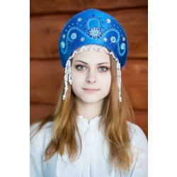Русский народный костюм  / Kokoshnik "Alina", 11 cm