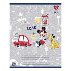 HATBER / Notebook 12 sh., Gaiola, capa de papelão, "Mickey Mouse-DISNEY" / 20 unid.