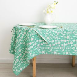 Доляна / Doliana / Set of tablecloths 145x200cm / napkins 40x40cm 4pcs, Kitchen, 100% PE, matting 200 g / m 3580577