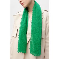 Оренбургский Пуховый Платок / Openwork downy tippet, color green
