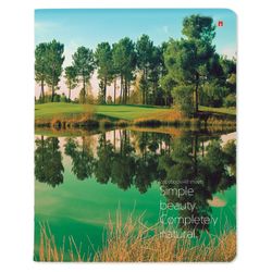 Альт / Notebook A5 48 y. suporte, gaiola, verniz brilhante, "Paisagens" / 10 unid.