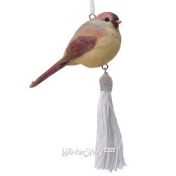 Kaemingk / Arbre de Noël jouet Phoebe Bird de Palerme 10 cm, pendentif