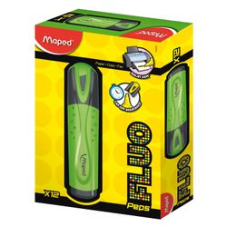 Highlighter MAPED (France) "Fluo PEP's Classic", GREEN, 1-5 mm line