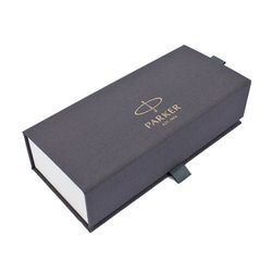 Stylo plume PARKER "Sonnet Core Subtle Blue Lacquer CT", corps laqué bleu brillant, détails palladium, noir