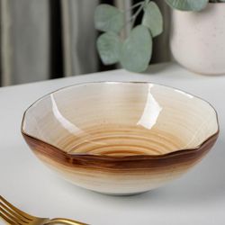 Доляна / Dolana / Milky Way salad bowl, 17.5 × 5.5 cm, brown