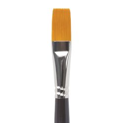 Bút lông nghệ thuật chuyên nghiệp BRAUBERG ART "CỔ ĐIỂN", chất liệu tổng hợp cứng, phẳng, số 18, tay cầm dài