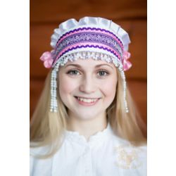 Русский народный костюм  / Kokoshnik "Inna", 6 cm