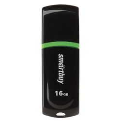 SMARTBUY / Flash Drive 16 GB, Paean, USB 2.0, black