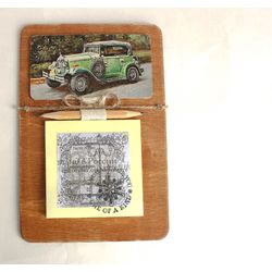 Milotto / Magnet Retro sports car with pad