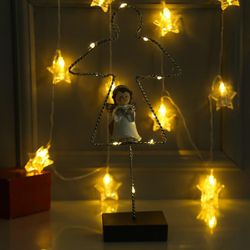Сималенд / Souvenir light "Angel with a book in a white dress"