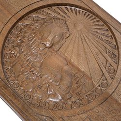 GamesDealer / Tavla oyulmuş "Zodiac Leo", Ustyan