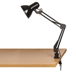 SONNEN / Table lamp TL-007, on a base + clamp, 40 W, E27, black, height 60 cm
