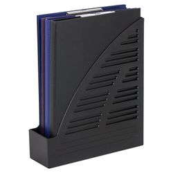 Tray vertical paper BRAUBERG "Standard", 245х70х295 mm, black