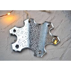 Ленивые Бобры / Lazy Beavers / Christmas tree toy mirrored "Christmas tree"