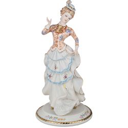 Porcelain figurine "Lady with Swan"