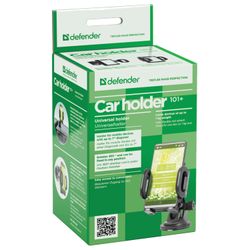 DEFENDER / Universal car holder Car holder 101+, clip 55-120 mm, on glass / panel