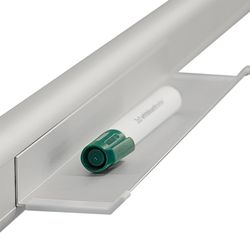 Board magnetic marker ON the STAND (120x180 cm), 2-sided, HOLDERS FOR PAPER, OFFICE "2x3" (Poland)