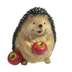 Ремеко / Figura decorativa "Erizo con manzanas" L14W14,5H15