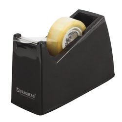 BRAUBERG / Adhesive tape dispenser benchtop, weighted, large