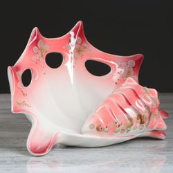 Керамика ручной работы / Table vase "Shell" 18 cm