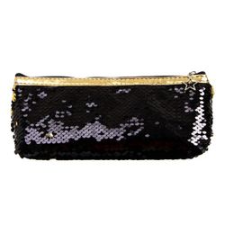 Сималенд / Pencil case for school with a zipper "Sequins"