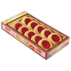 BISCOTTI / Kiraz marmelatlı tereyağlı kurabiye, karton kutu 235 g (Rusya)