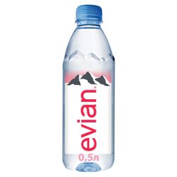 EVIAN / Still mineral water Evian, plastic bottle 0.5 l