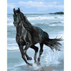 Опт-картина / Tranh theo số 40x50 Phi nước đại dọc bờ