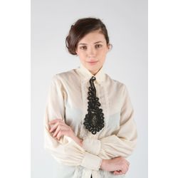 Lace tie "Business lady" black