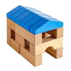 Häuser mit Befestigung "BUILD YOUR HOUSE" 70 Teile für Kinder ab 3 Jahren