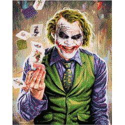Опт-картина / Diamond mosaic, 40x50, square rhinestones Joker