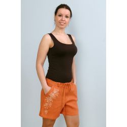 Шуйская строчевышивальная фабрика / Women's shorts, linen