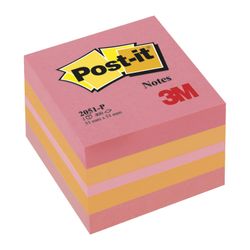 POST-IT / Blocco autoadesivo (adesivo) ORIGINALE 51x51 mm, 400 fogli, assortiti