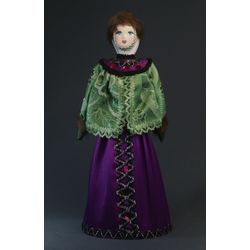 Потешный промысел / Souvenir doll "Hawthorn in winter festive clothes, late 19th - early 20th centuries"
