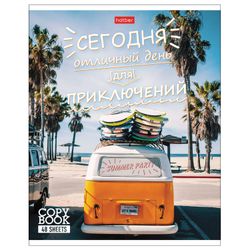 HATBER / Defter, А5, 48 yaprak, zımba, çizgi, karton kapak, "Daha iyisini söyleyemezsin" / 10 adet.