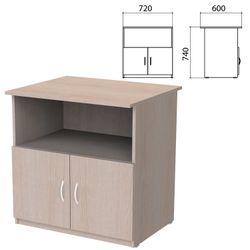 Cabinet for office equipment "Budget", 720х600х740 mm, 2 doors, hickory jackson